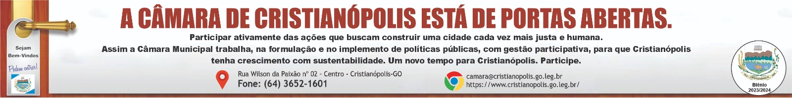 Campanha CM Cristianopolis Institucional 12 2023