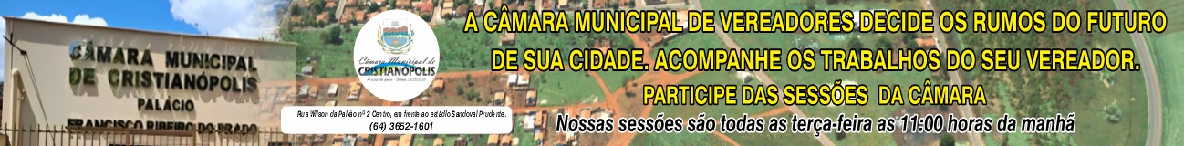 Campanha CM Cristianopolis Institucional 12 2023