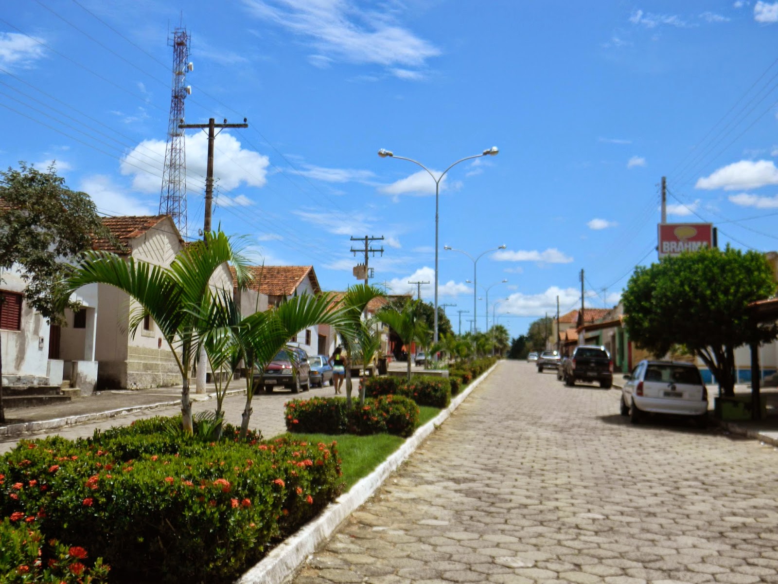 Avenida principal de Anhanguera. (Reprodução/Blog Uai Meu!)