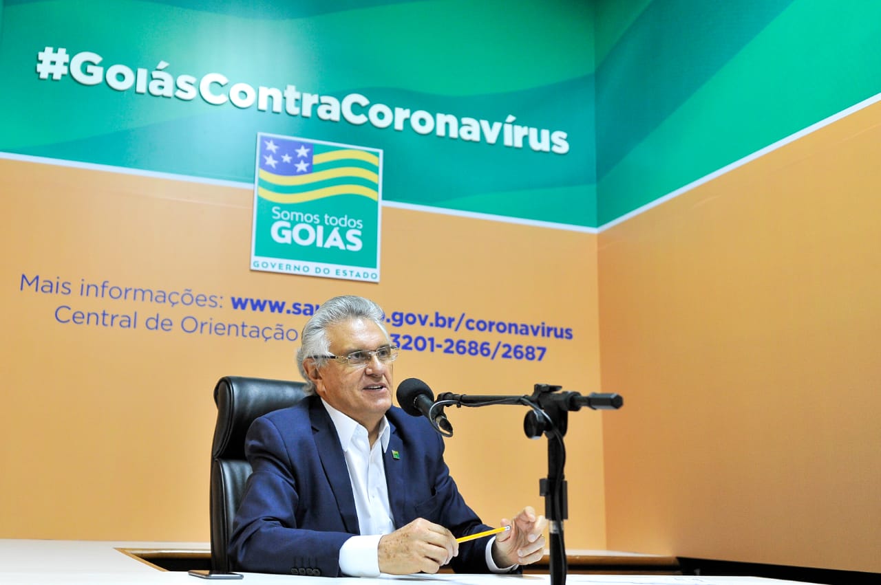 Governador Ronaldo Caiado. (Reprodução/Secom Goiás)
