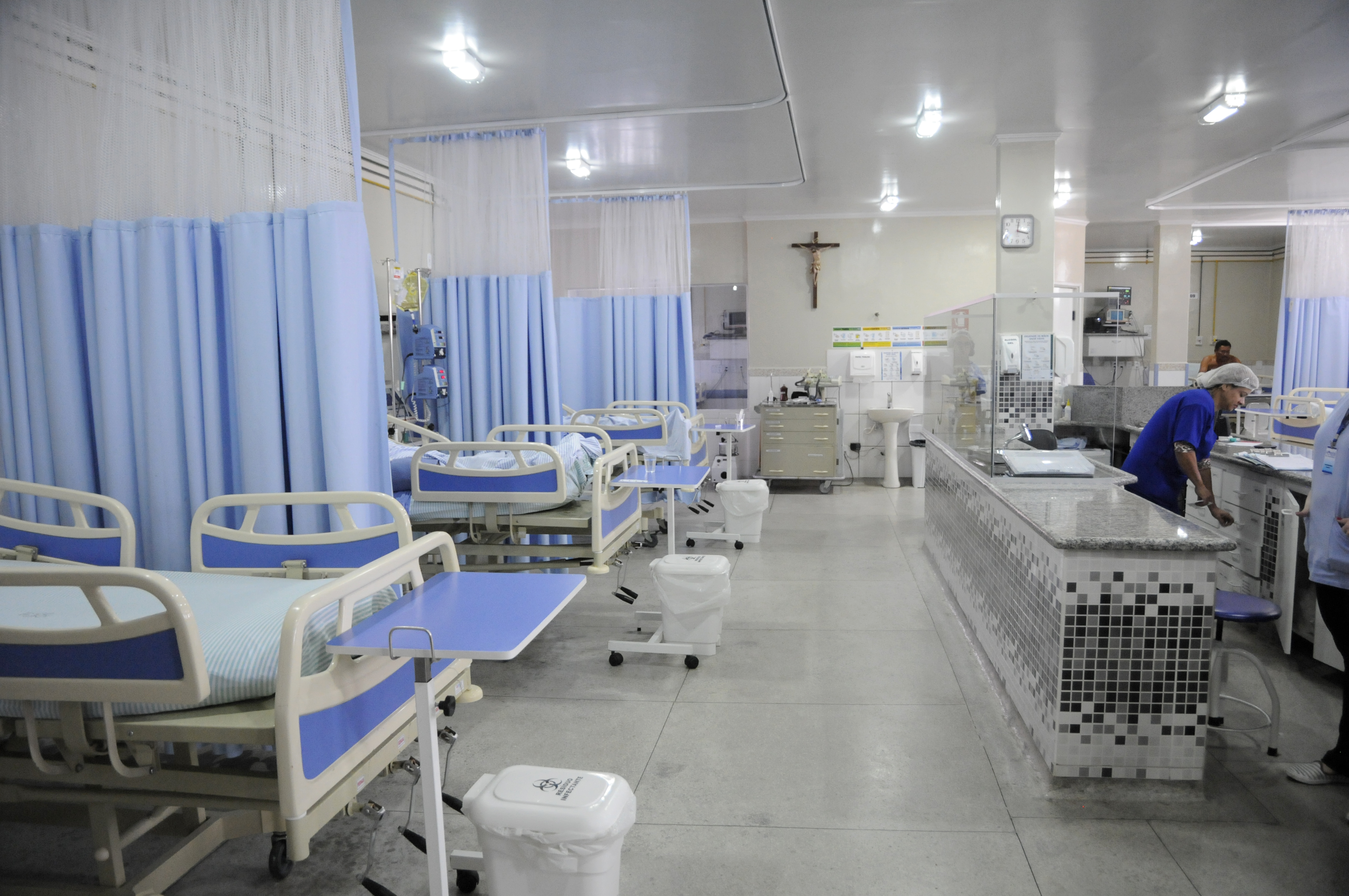 Leitos hospitalares. (Reprodução/Portal Hospitais Brasil)