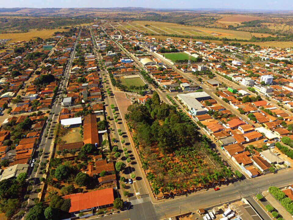 Município de Ouvidor, vista aérea. (Reprodução/Arquivo)