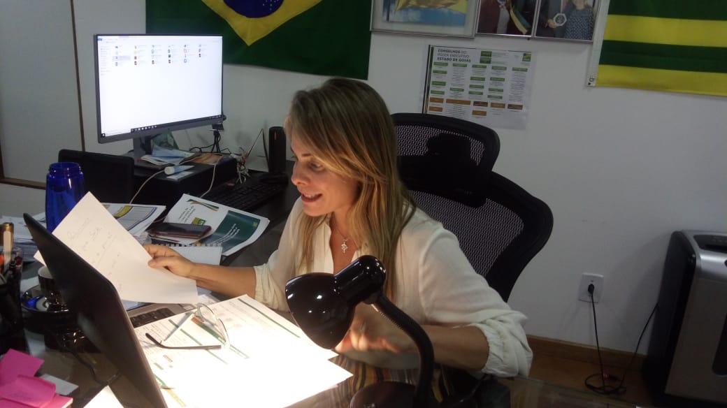 Secretária de Economia de Goiás, Cristiane Schmidt. (Reprodução/Arquivo Pessoal)