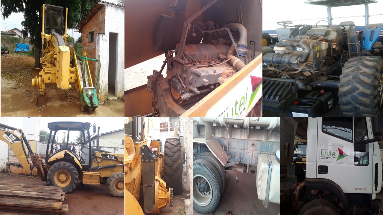 Maquinarios, Caminhões e Equipamentos totalmente deteriordados sem a minima manutenção (Sdnews)