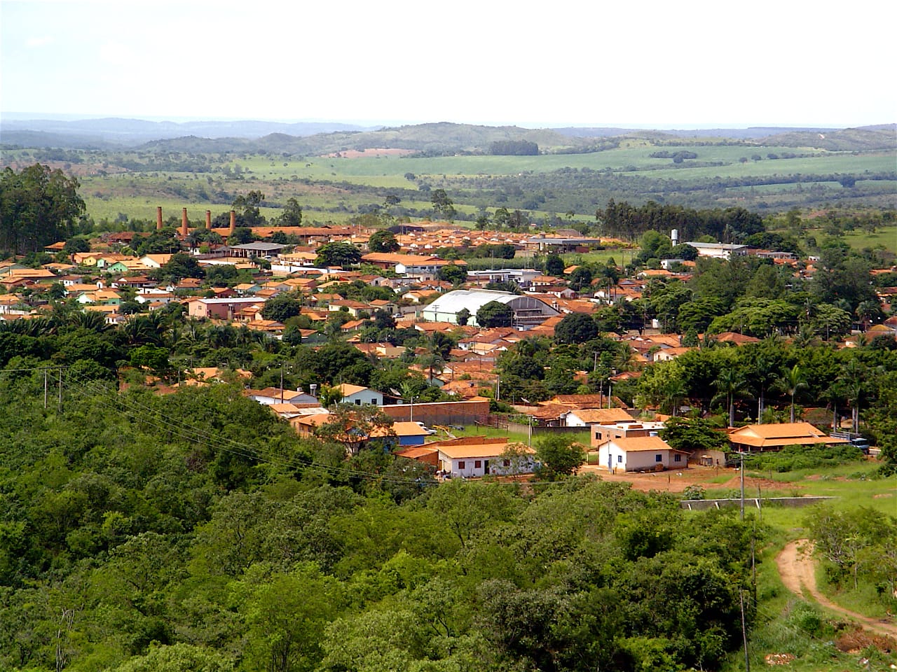 Vista panorâmica do município de Davinópolis. (Reprodução/SDNews
