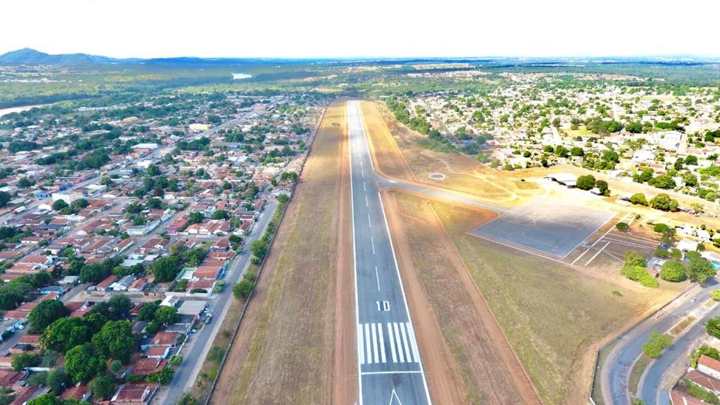 Aeroporto de Aragarças entrou em operação no junho. (Reprodução)
