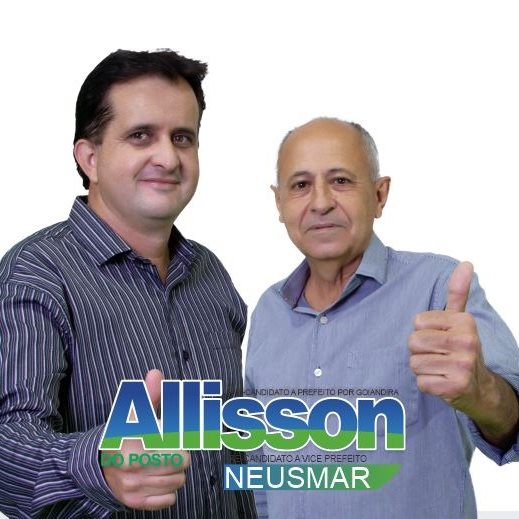 Nas redes sociais, Allisson e Dr. Neusmar (Reprodução)