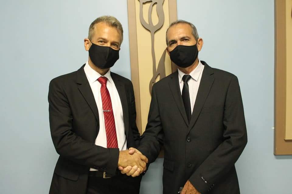 Felipe Dias e o vice Rui de Castro iniciam mandato trabalhando por Orizona (Reprodução)
