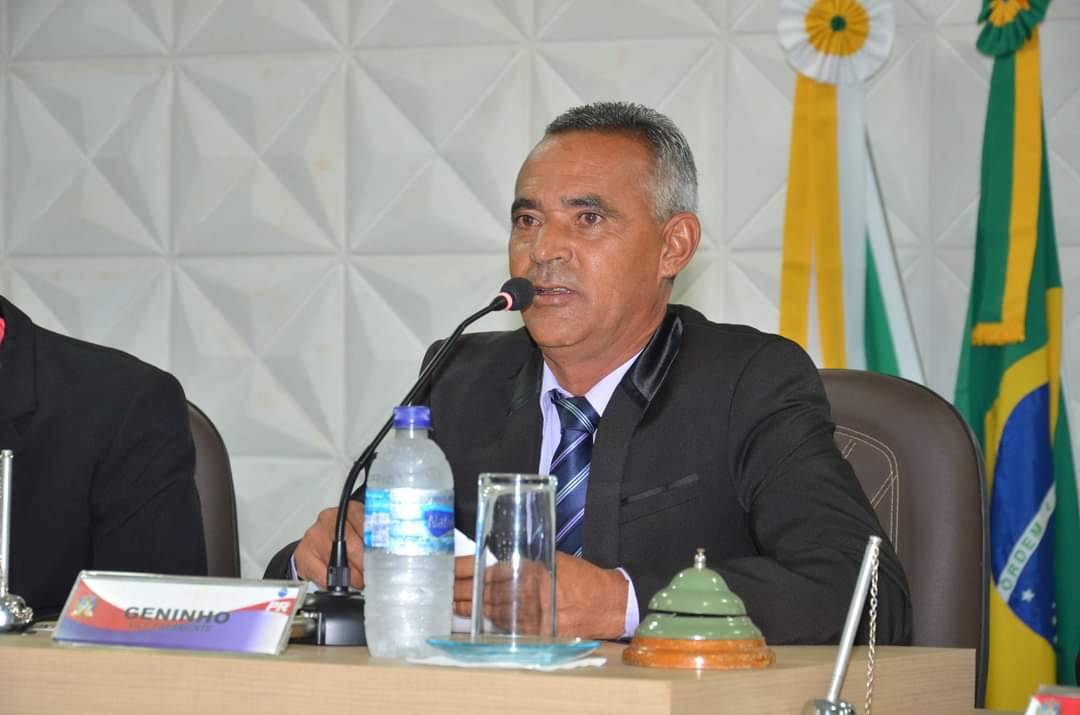O parlamentar Genivaldo Moreira da Silva - Geninho é eleito presidente da Câmara Municipal de Ipameri pela Chapa "Ipameri para o Futuro" (Reprodução)