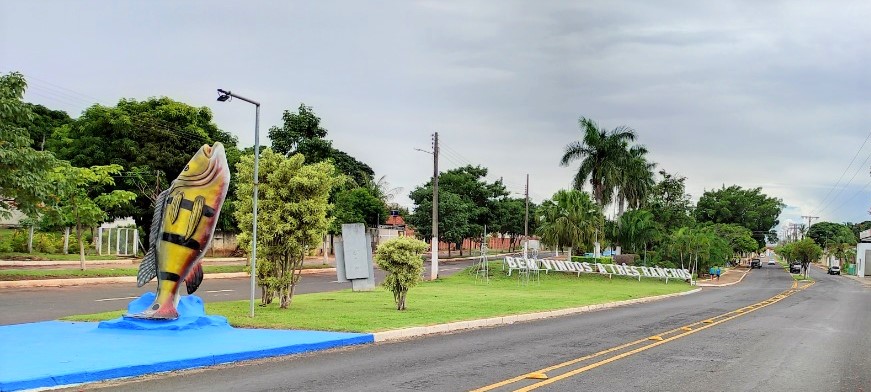 Portal de Entrada da Cidade de Três Ranchos, Av. Levino Lopes(Sdnews)