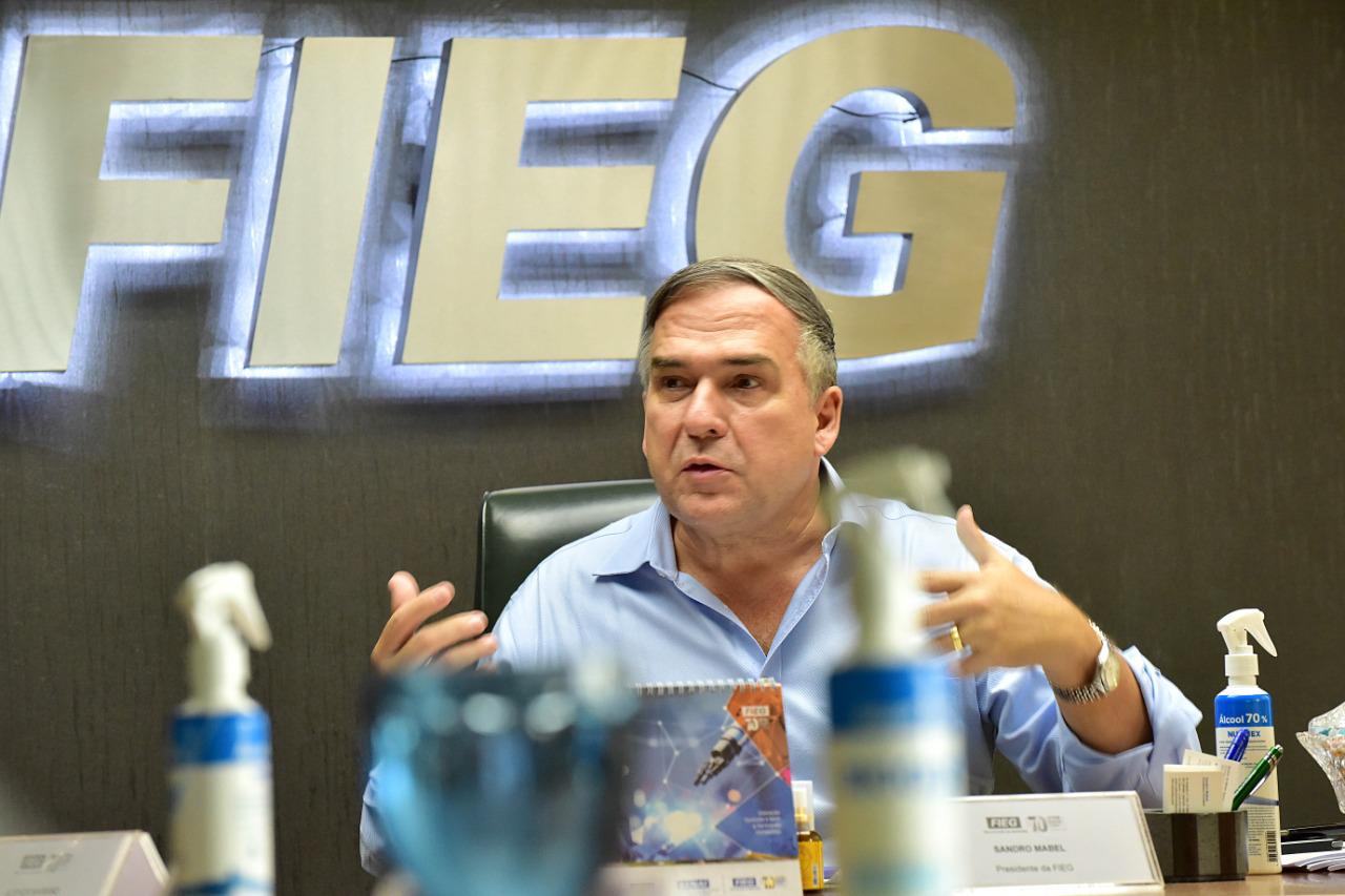 Sandro Mabel, presidente da Federação das Indústrias de Goiás (Fieg)