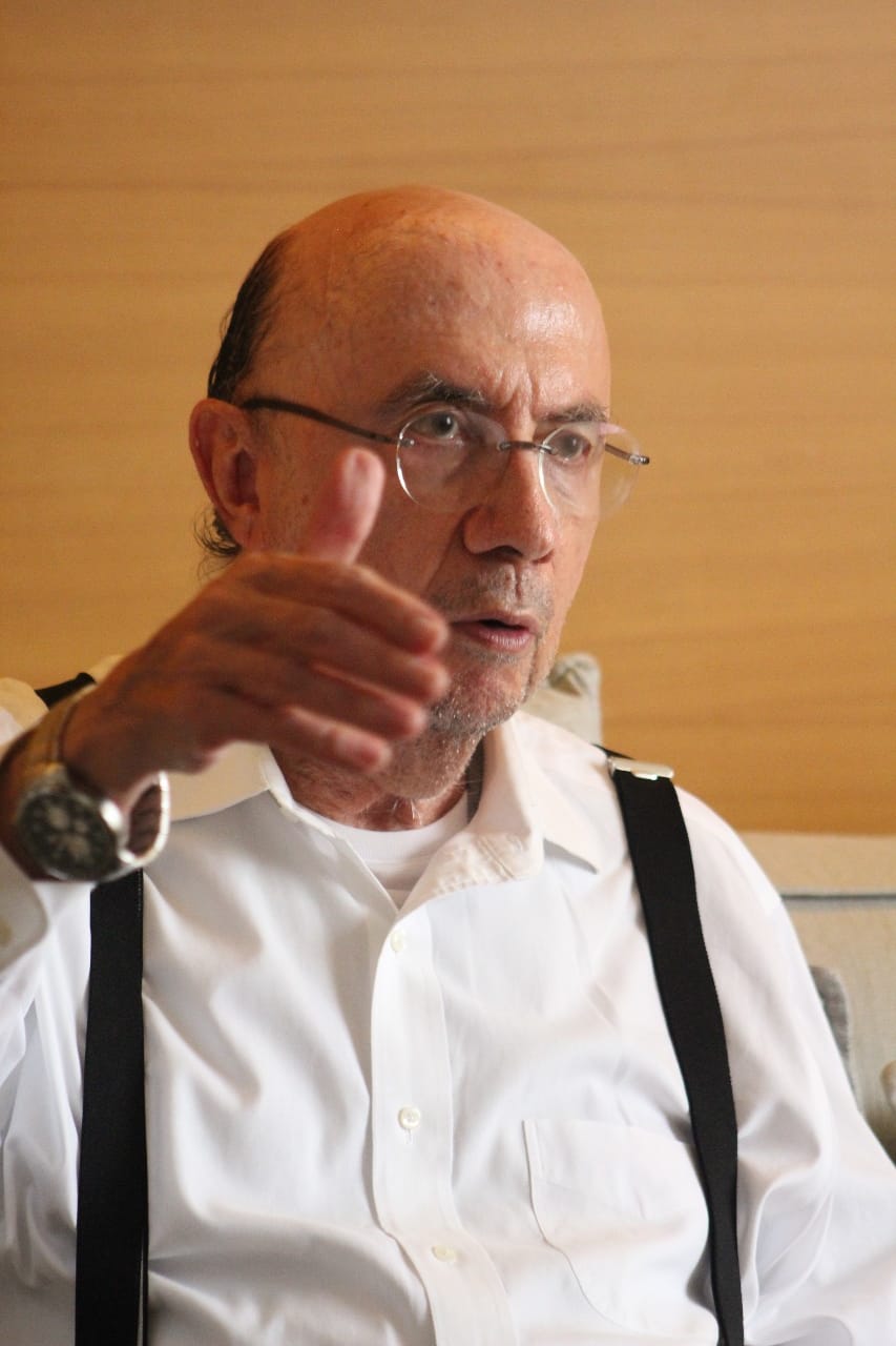 Henrique Meirelles, pré candidato ao Senado por Goias (Foto: Leoiran)