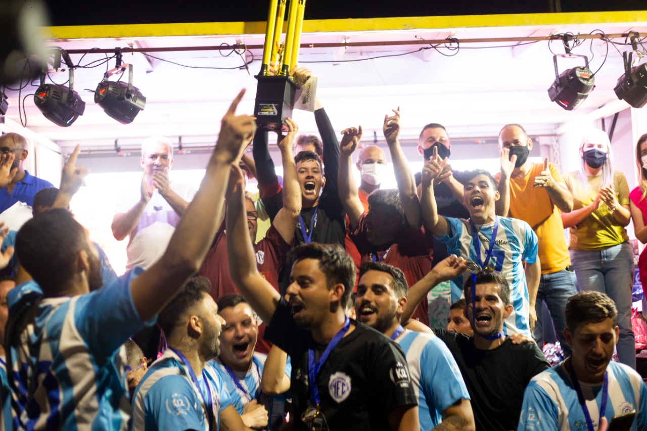 Ypiranga Futebol Clube que por 3 X 1contra Irmãos Baterias FC foi o grande campeão do Campeonato Municipal 2022.