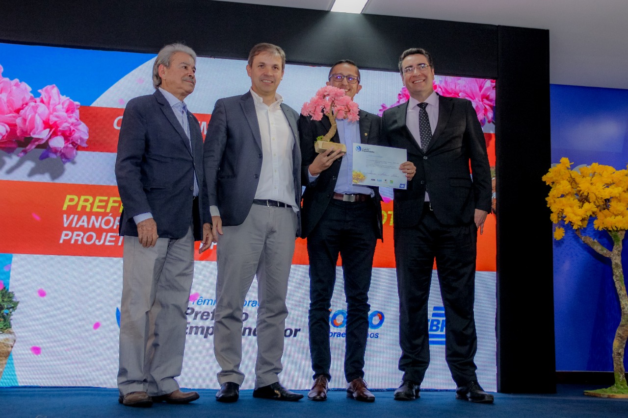 Vianópolis foi a 2ª colocada na premiação Cidade Empreendedora Centro-Oeste