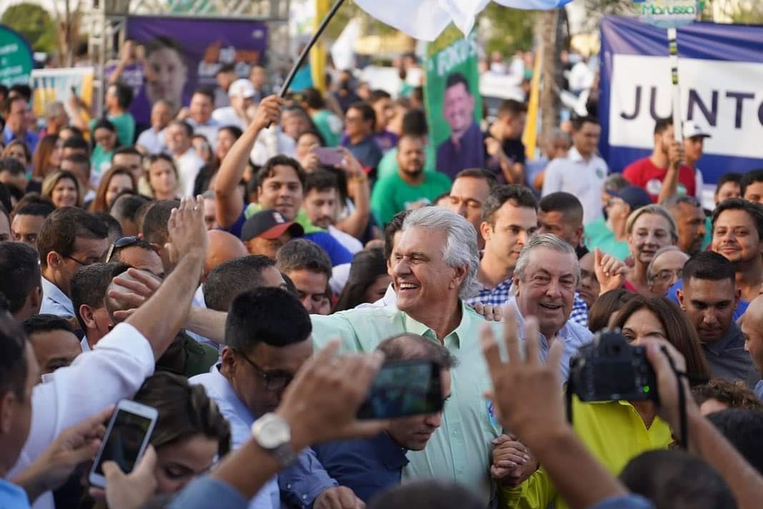 Governador Ronaldo Caiado candidato a reeleição, têm intensificado a agenda de campanha Goiânia e nos quatro cantos do Estado 