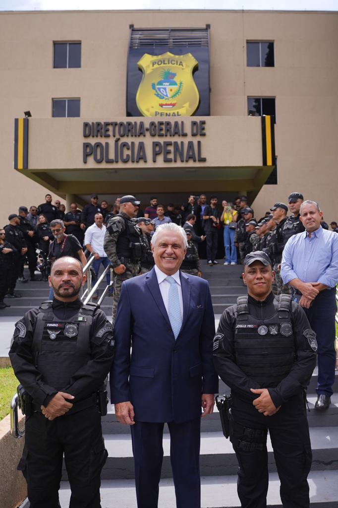 Governador Ronaldo Caiado inaugura sede própria da Polícia Penal de Goiás, prédio recebeu investimento de R$ 2,4 milhões