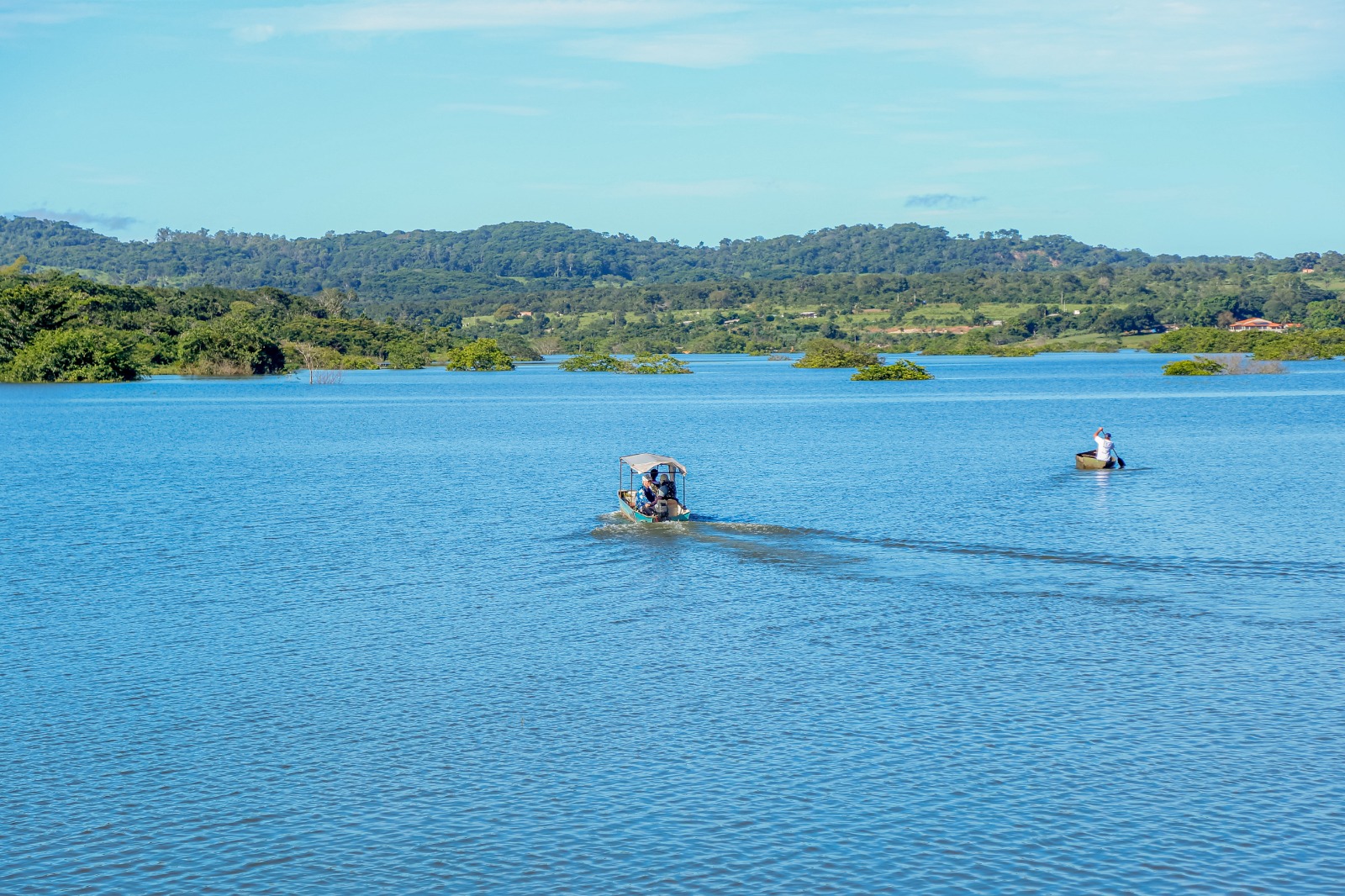 Lago do Bandeirante uma das belezas naturais da cidade