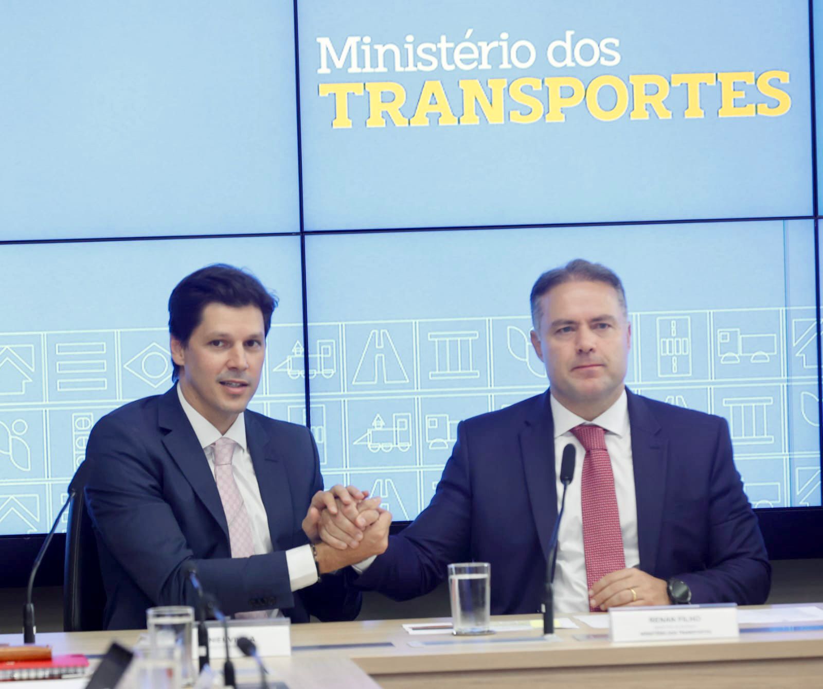 Vice-governador Daniel Vilela participa de reunião de trabalho com ministro dos Transportes, Renan Filho, para viabilizar duplicação da BR-364