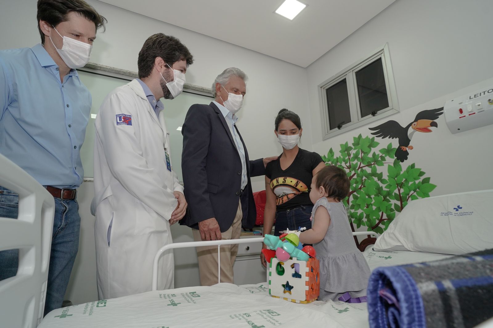 Governador Ronaldo Caiado na inauguração da ala pediátrica do Hospital Estadual de Jataí Dr. Serafim de Carvalho 