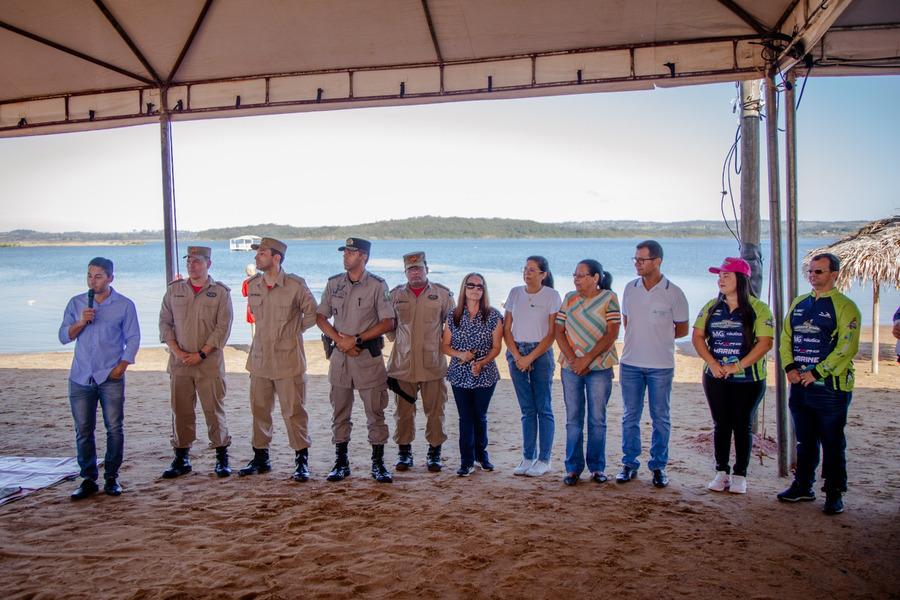 Dr. Hugo Deleon de Carvalho Costa, prefeito de Três Ranchos explanando as medidas de seguranças durante a Semana Santa