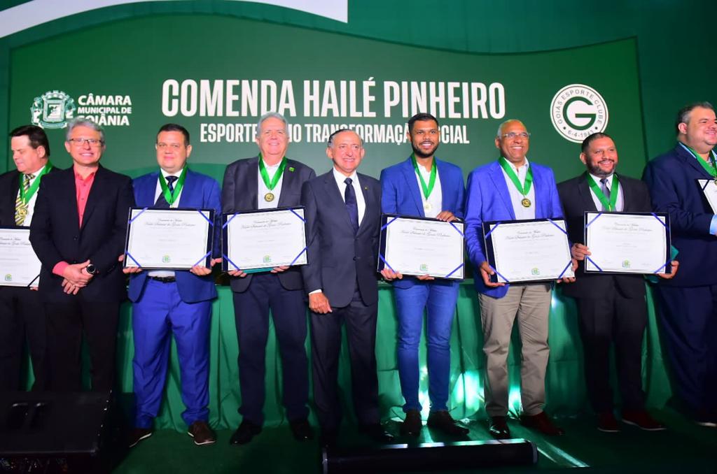 Comenda Hailé Selassié de Goiás Pinheiro, honraria concedida às personalidades com notável colaboração para a transformação e inclusão social por meio da prática esportiva em Goiânia