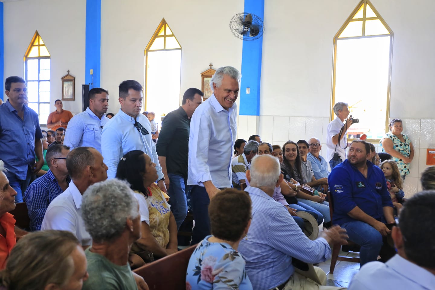  Governador Ronaldo Caiado participa da 273ª edição da Romaria Nossa Senhora da Penha, em Guarinos, no Norte de Goiás 