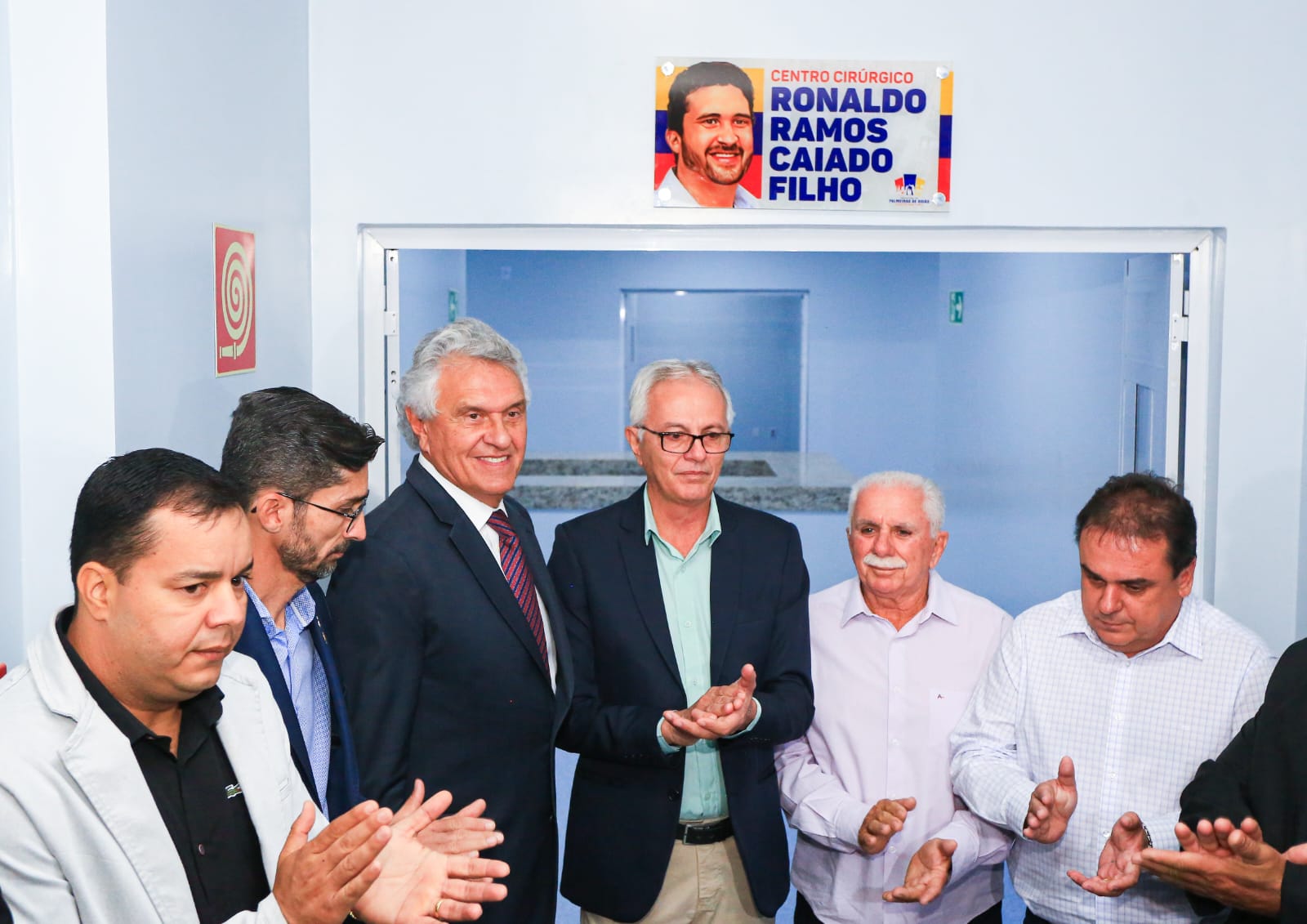 Governador Ronaldo Caiado visita hospital de Palmeiras de Goiás que vai integrar rede estadual de saúde