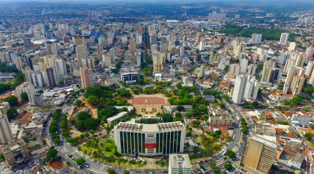 Vista aérea de Goiânia (Paulo José-Prefeitura de Goiânia)