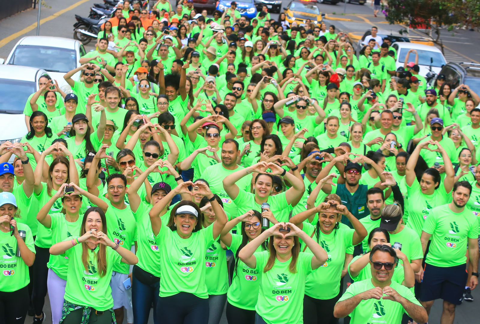 1ª Caminhada do Bem da OVG celebrou o Dia Nacional do Voluntario, em Goiânia