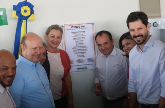 Vice-governador Daniel Vilela participa da inauguração de espaço de prestação de serviços do Governo de Goiás e da Prefeitura de Valparaíso