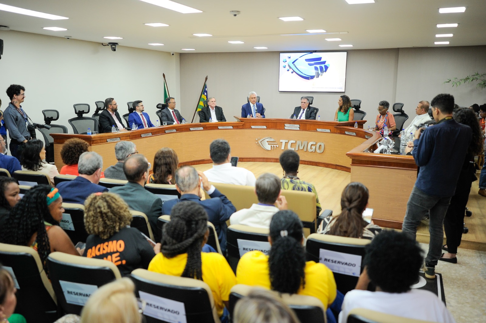 Em visita de ministra da Igualdade Racial, Anielle Franco, Caiado defende união de governos para construção de sociedade mais solidária e livre de preconceitos