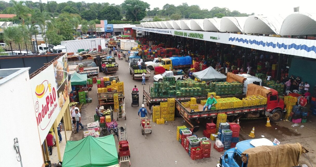 Na Ceasa, em Goiânia, distribuição e comercialização de alimentos continua em horário normal durante feriado prolongado