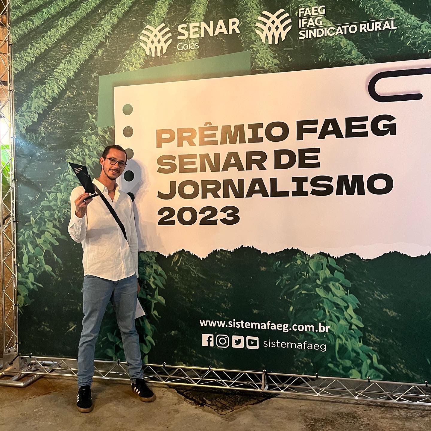 Osmam Martins Júnior, Repórter do Portal Serra Dourada fica em 3° lugar do Prêmio Faeg Senar de Jornalismo 2023