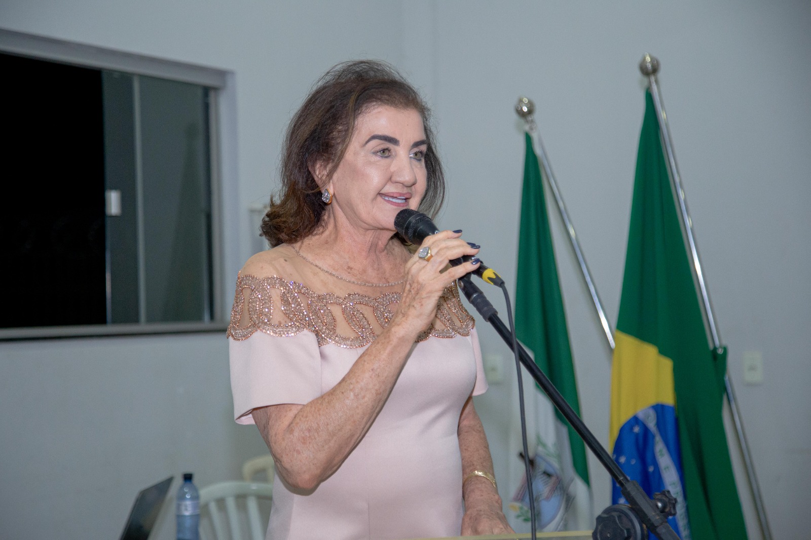 Maria Aparecida Marasco Tomazi, a popular Cida Tomazini, que cumpre o 4º mandato no comando da Prefeitura de Pires do Rio