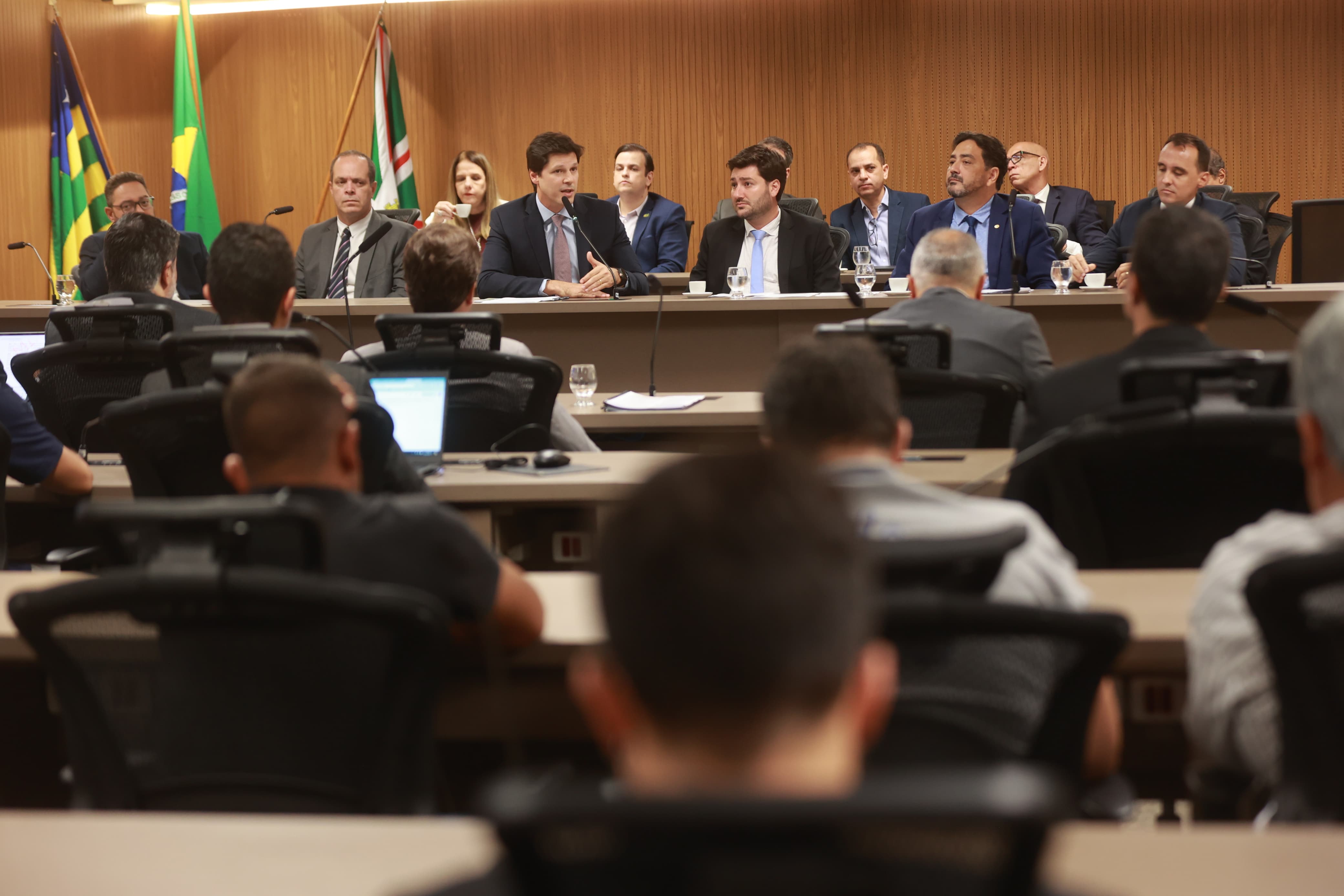 Daniel Vilela participa de apresentação do projeto de concessão e modernização do Estádio Serra Dourada durante audiência pública na Assembleia Legislativa