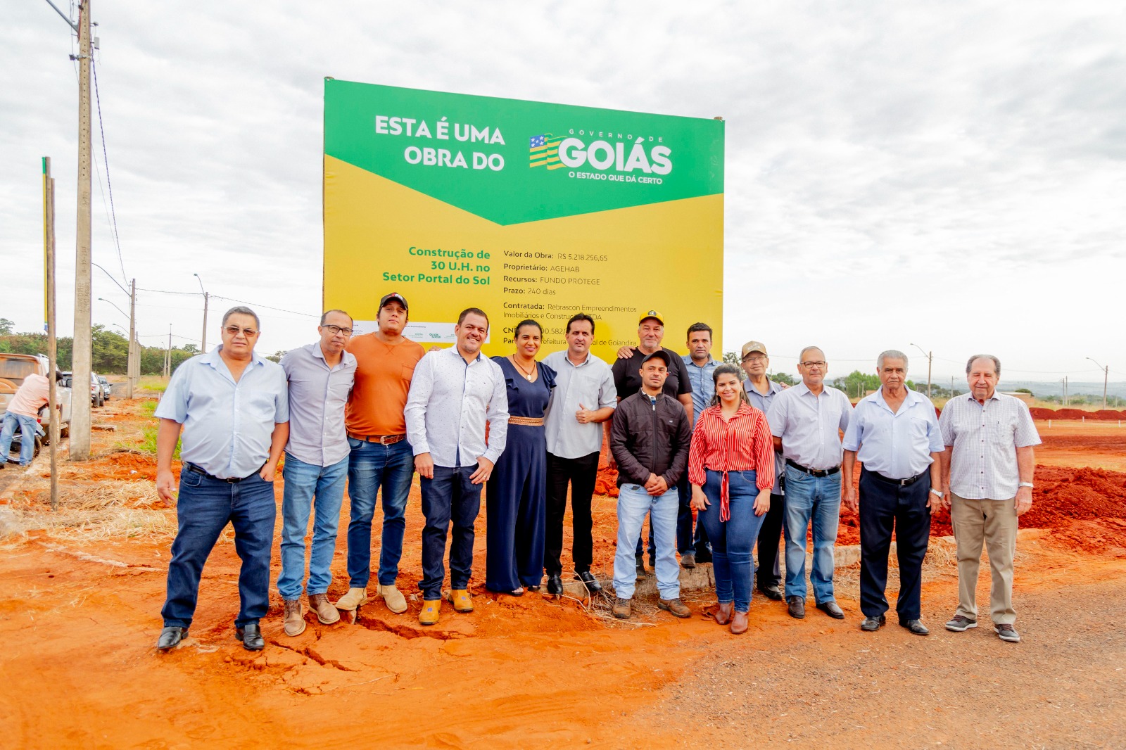 Lançamento das obras de 30 casas a custo zero do Conjunto Habitacional Walter Bento