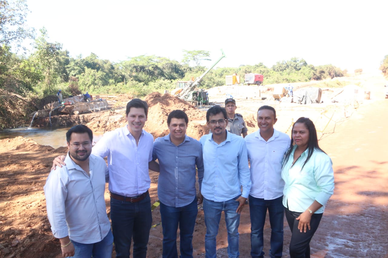 Vice-governador, Daniel Vilela esteve, nesta quarta-feira (29/5), em Novo Planalto, onde vistoriou obras em execução pelo Governo de Goiás 