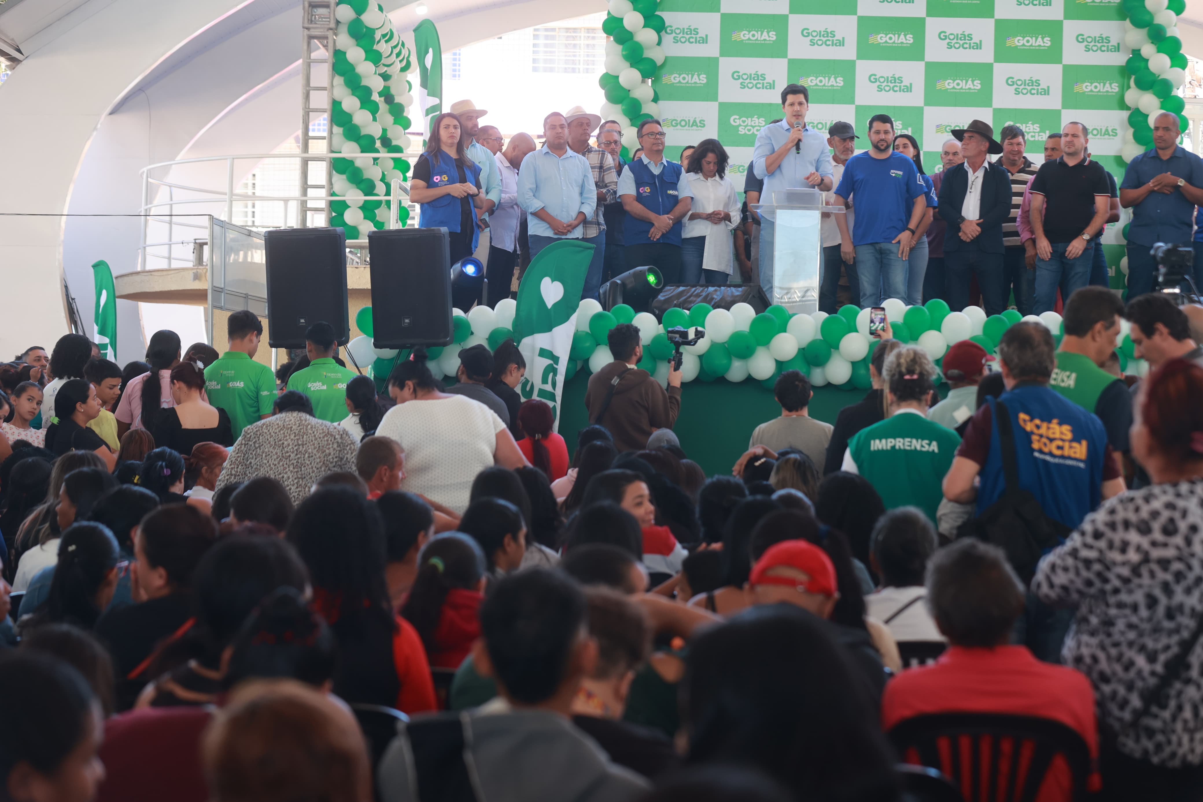 Vice-governador, Daniel Vilela, entrega benefícios do Goiás Social neste sábado (22/6), em Santo Antônio do Descoberto