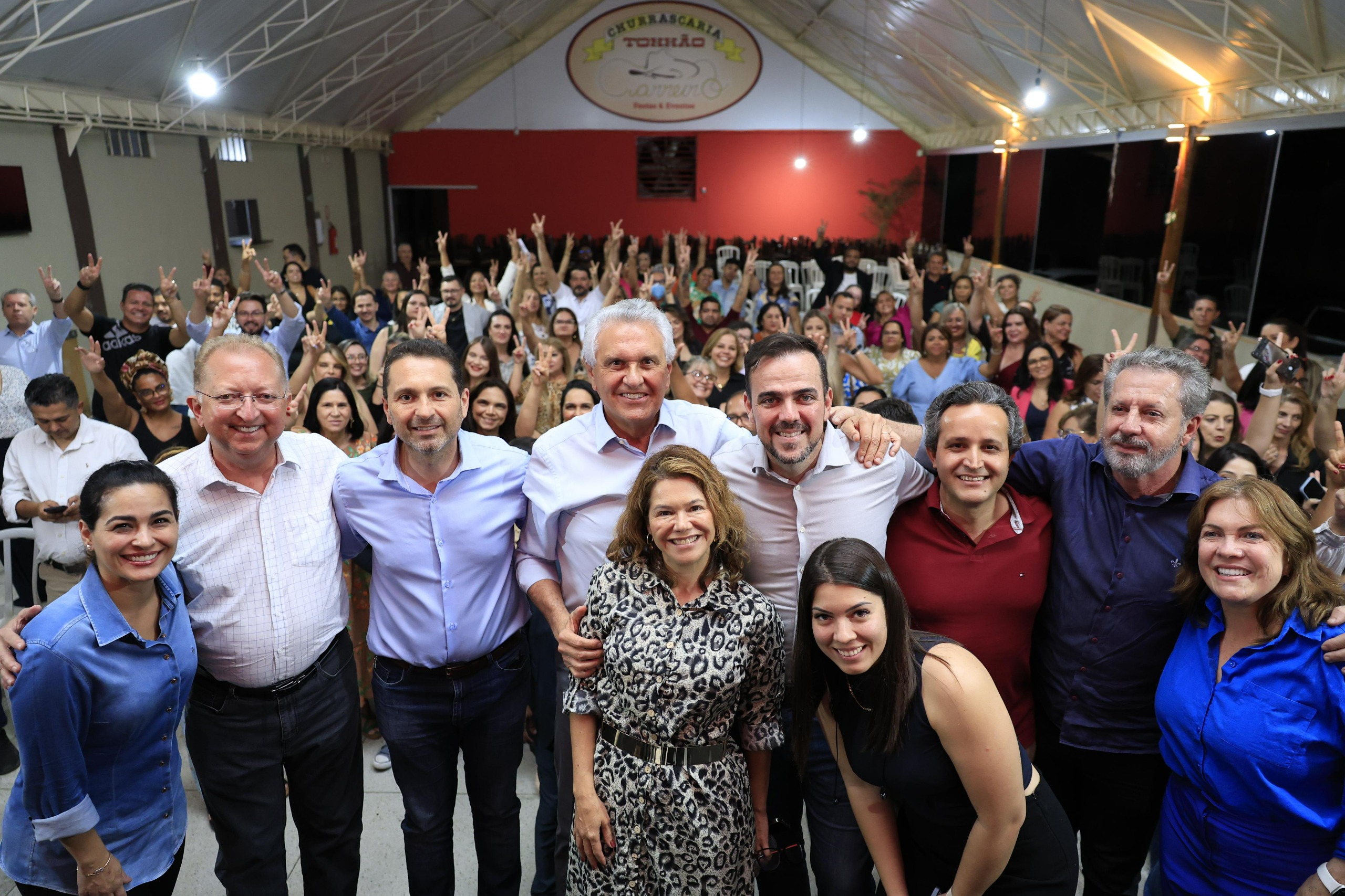 Caiado defende pré-candidatura de Leandro Vilela em Aparecida de Goiânia para manutenção da governabilidade conquistada