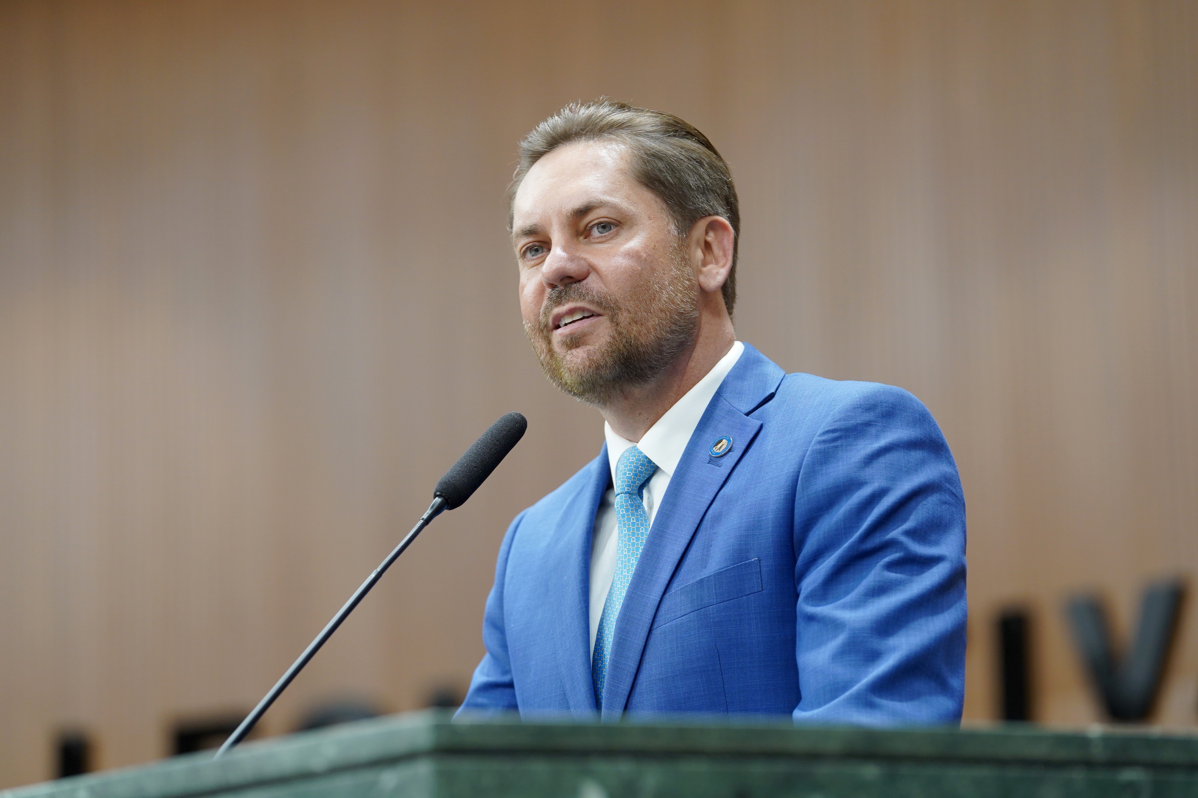 Presidente da Assembleia Legislativa, deputado estadual Bruno Peixoto (UB), enaltece resultados da area de Educação da gestão Ronaldo Caiado e da Professora Fátima Gavioli