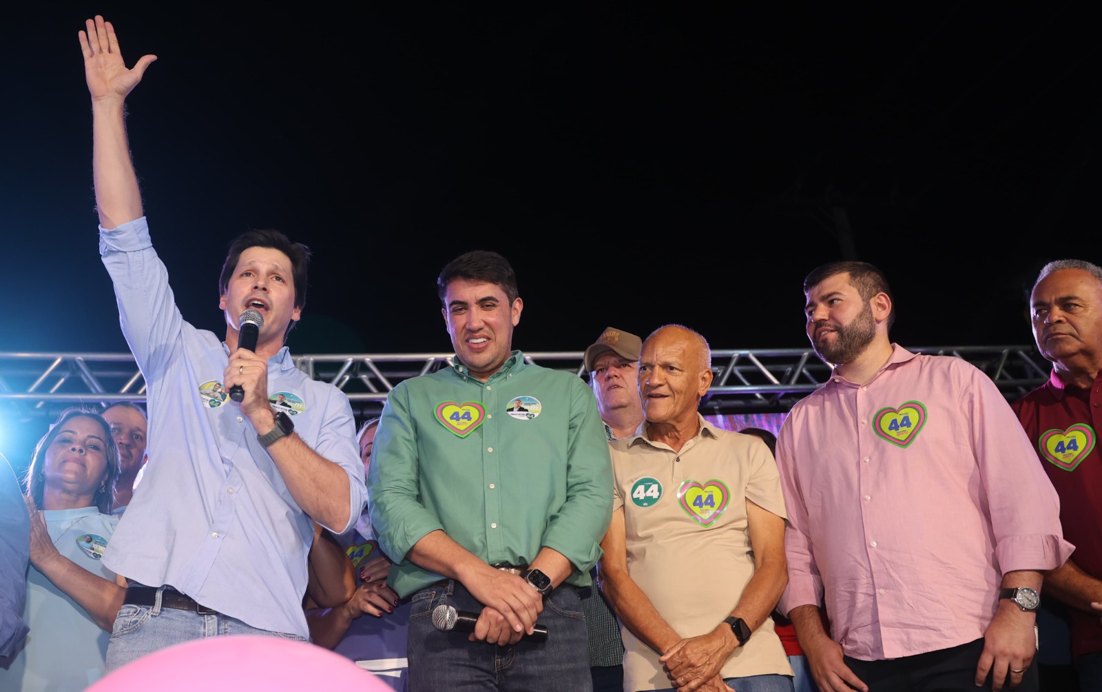 Daniel Vilela participa de atos de campanha de prefeitos do União Brasil que vão disputar reeleição em São Francisco de Goiás, Jaraguá e Petrolina de Goiás