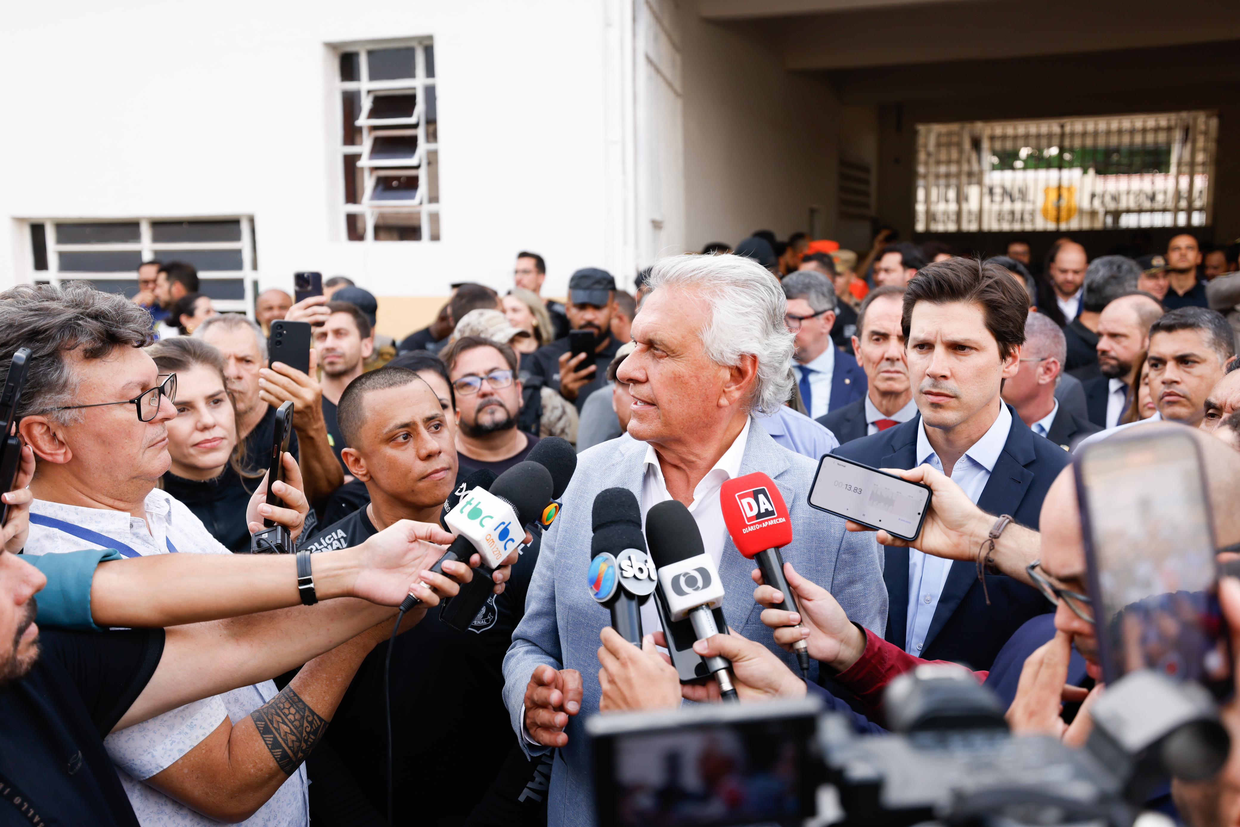 Caiado entrega novas edificações no sistema prisional de Aparecida de Goiânia: 