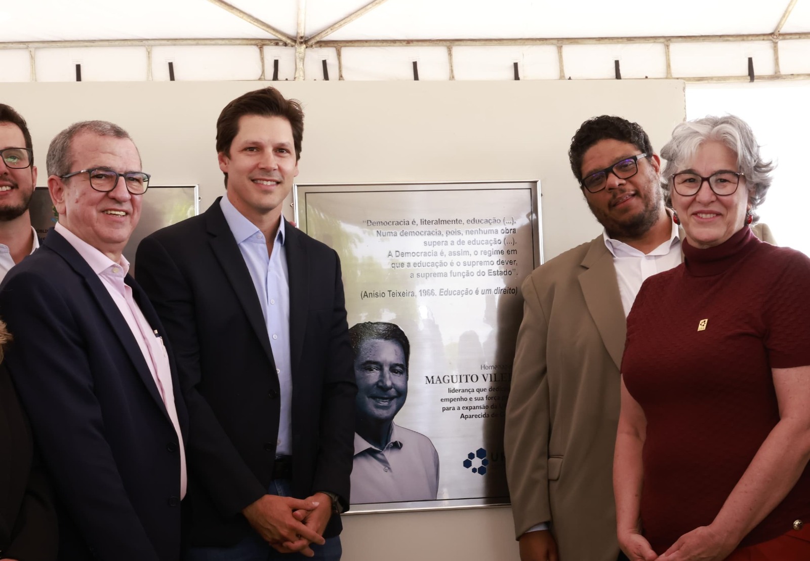 Vice-governador Daniel Vilela representa o Governo de Goiás em solenidade de inauguração do campus da UFG em Aparecida de Goiânia