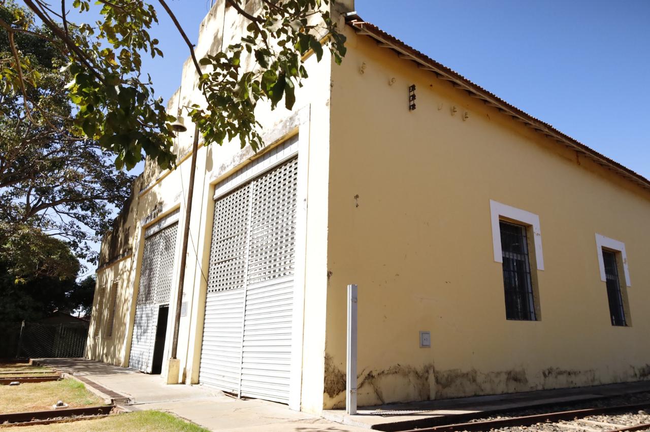 Obras do Museu Ferroviário de Pires do Rio seguem em ritmo acelerado