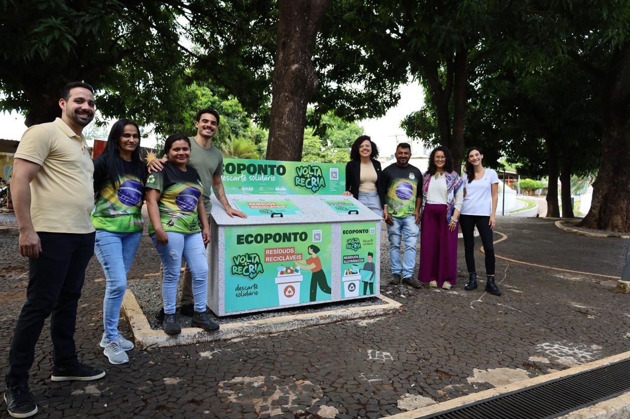  Os ecopontos de coleta seletiva de resíduos sólidos recicláveis foram instalados em quatro centros culturais do Estado