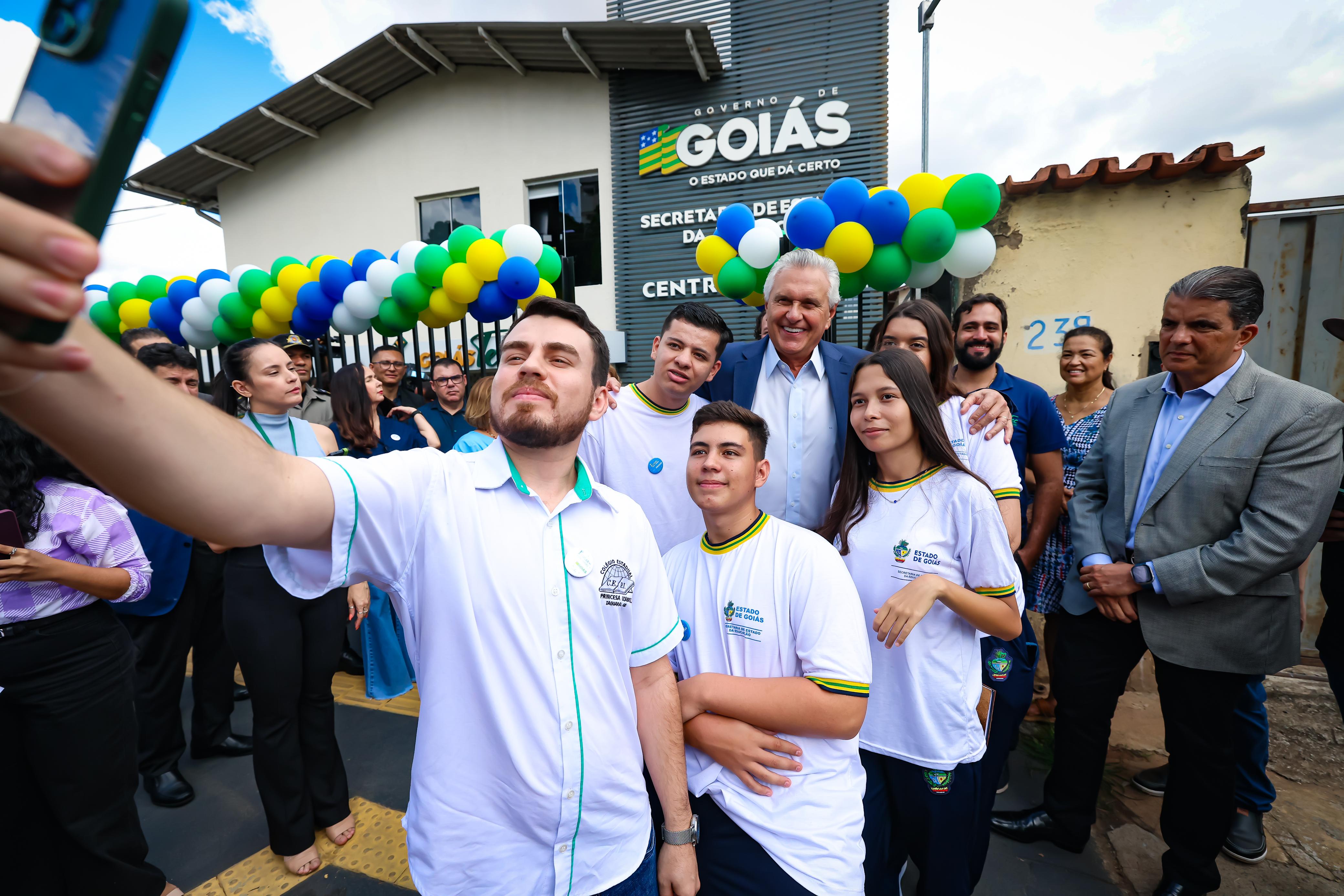 Governador Ronaldo Caiado lança campanha de matrícula e anuncia a ampliação das vagas na educação de tempo integral