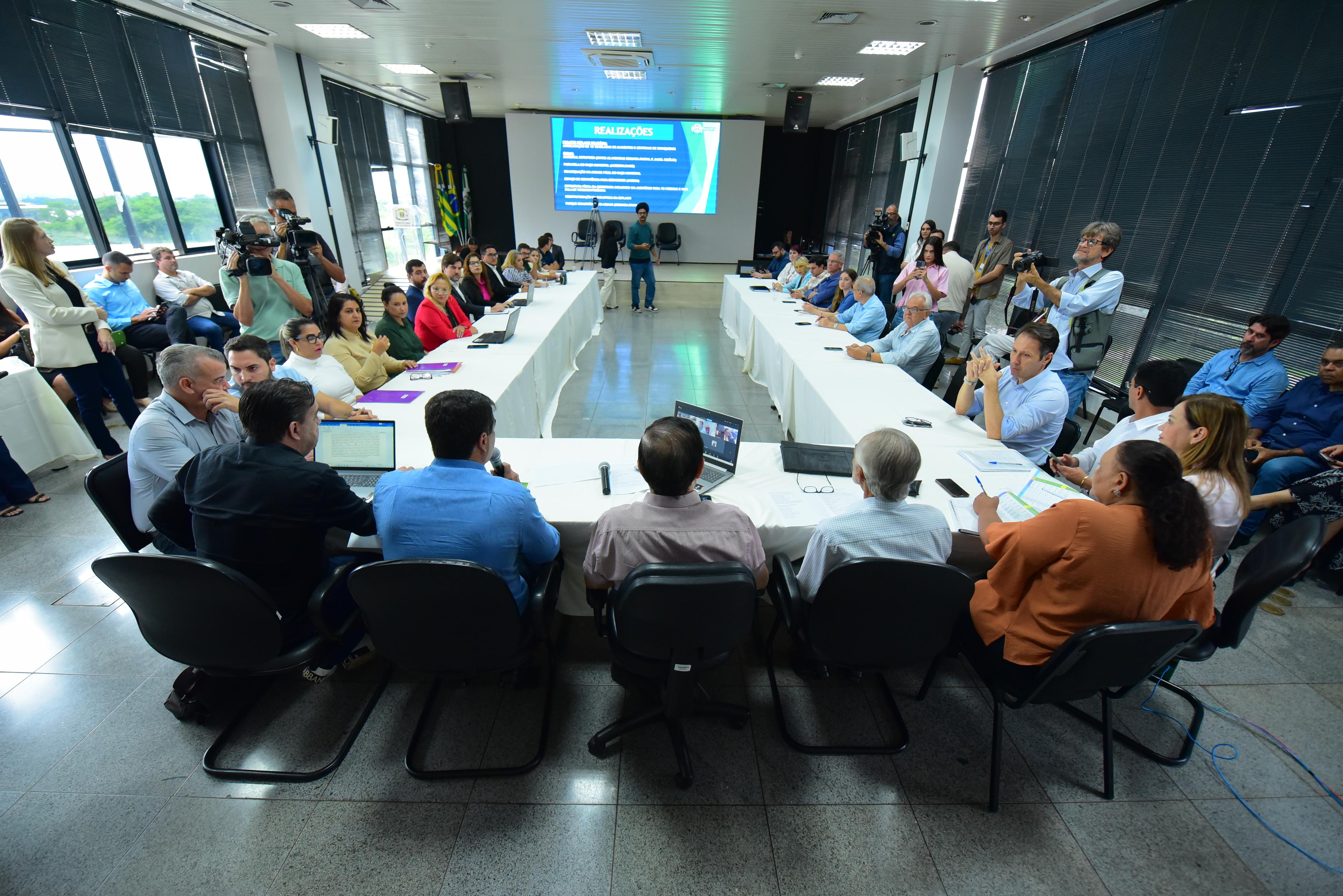 Reunião da Comissão de Transição apresentou projetos administrativos e sociais da Prefeitura de Goiânia