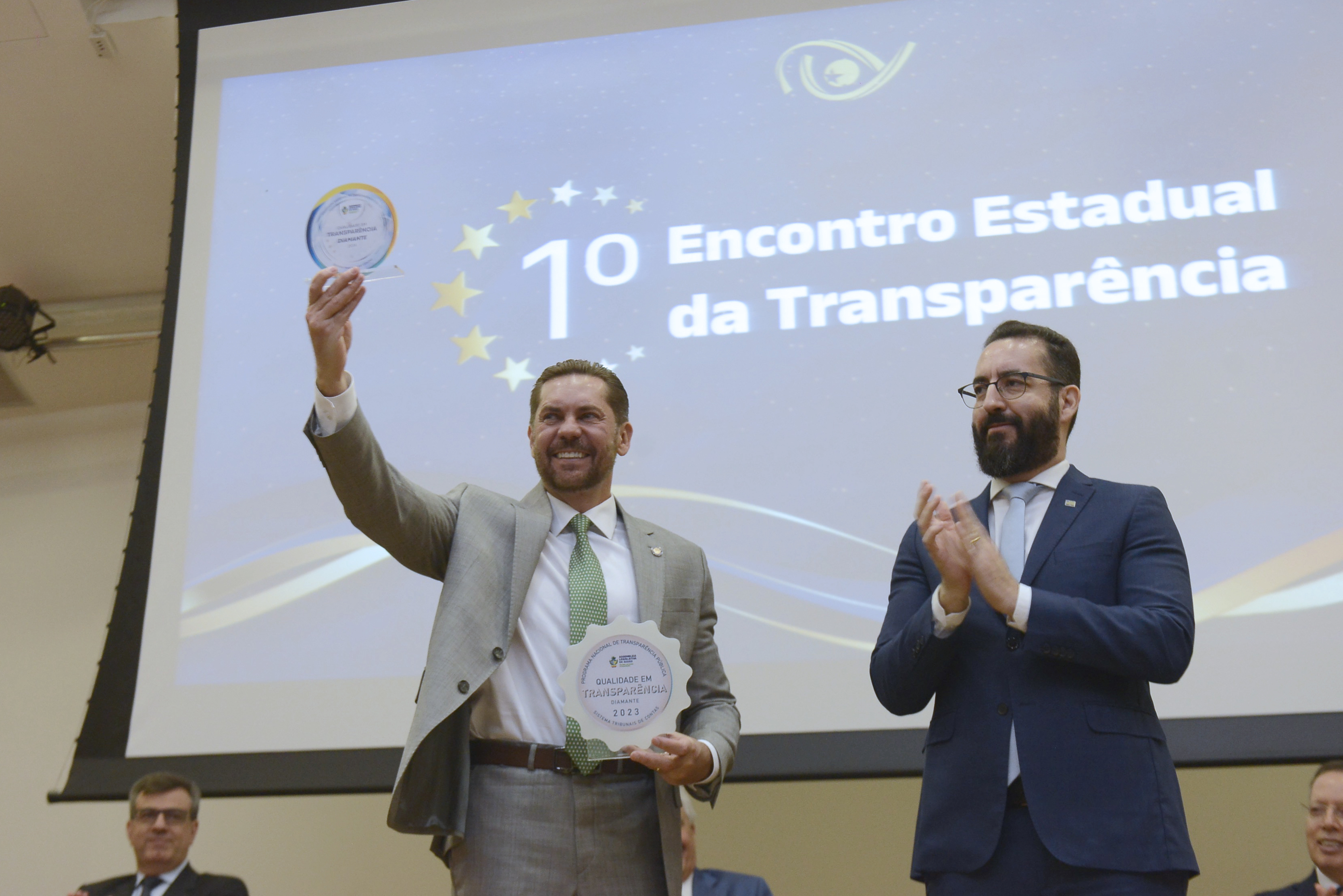 O presidente da Assembleia Legislativa, deputado Bruno Peixoto, recebeu o selo diamante, a mais alta classificação de portais institucionais. 