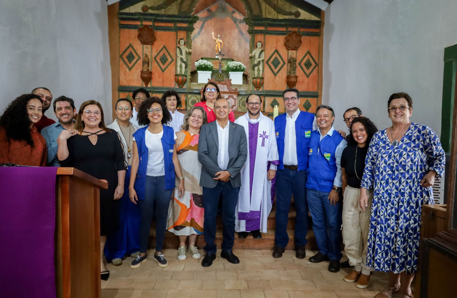 Restauração da Igreja São João Batista, no antigo Arraial do Ferreiro, na cidade de Goiás, contou com investimento de R$ 2,2 milhões do Tesouro Estadual