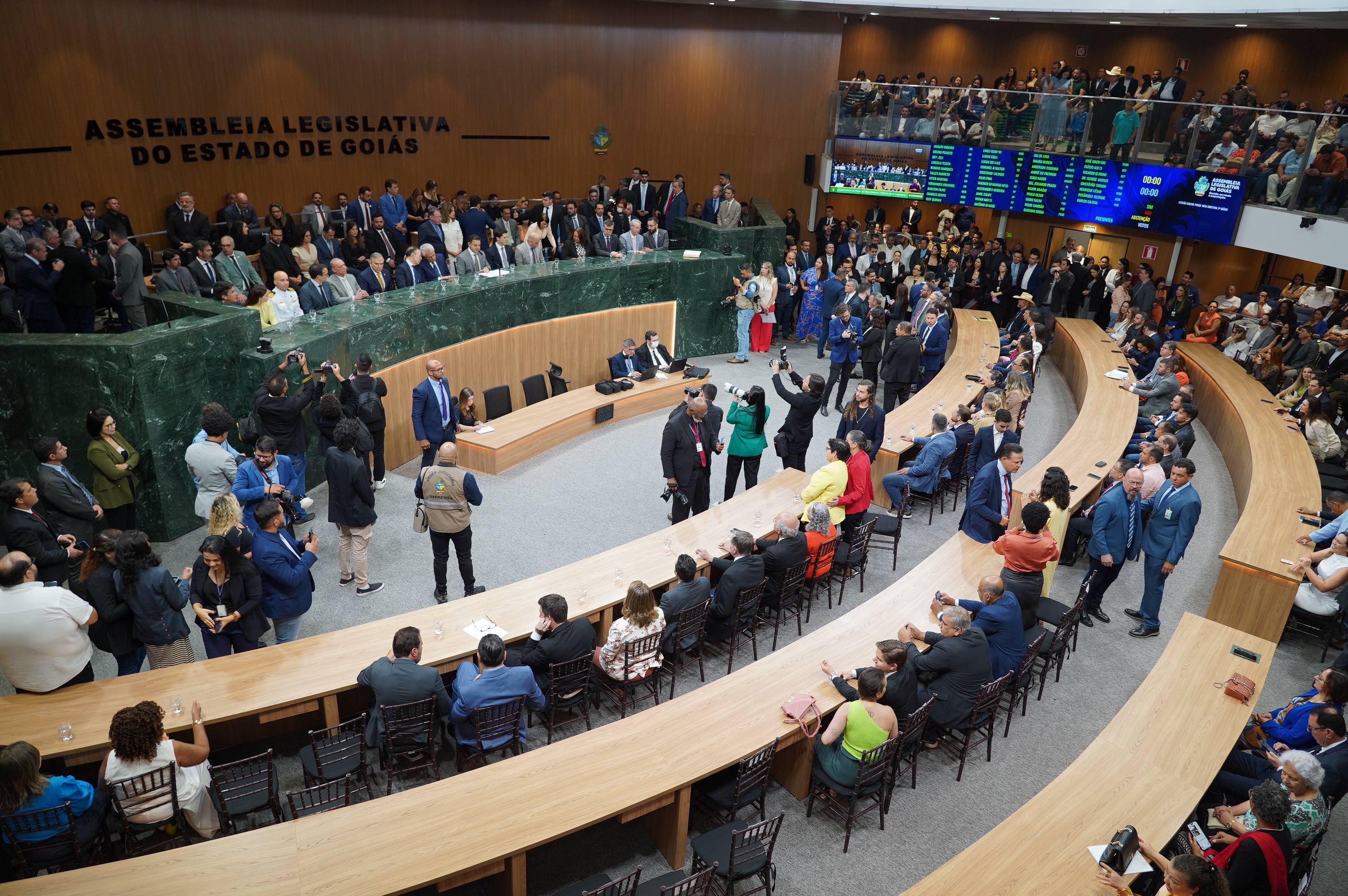 Solenidade de posse da nova Mesa Diretora da Assembleia Legislativa